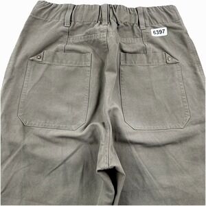 NEW We The Free People Hayden Double Knee Pants Women XS Army Green Carpenter